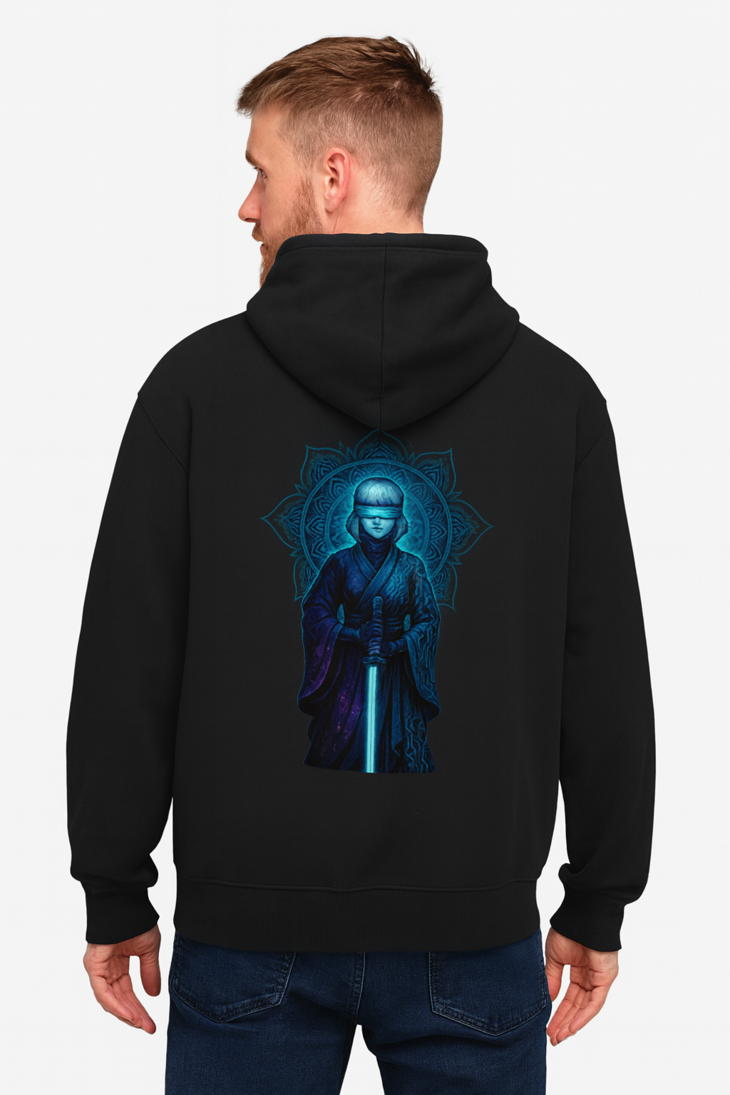 Unisex Oversized Hoodie-Glow in Dark