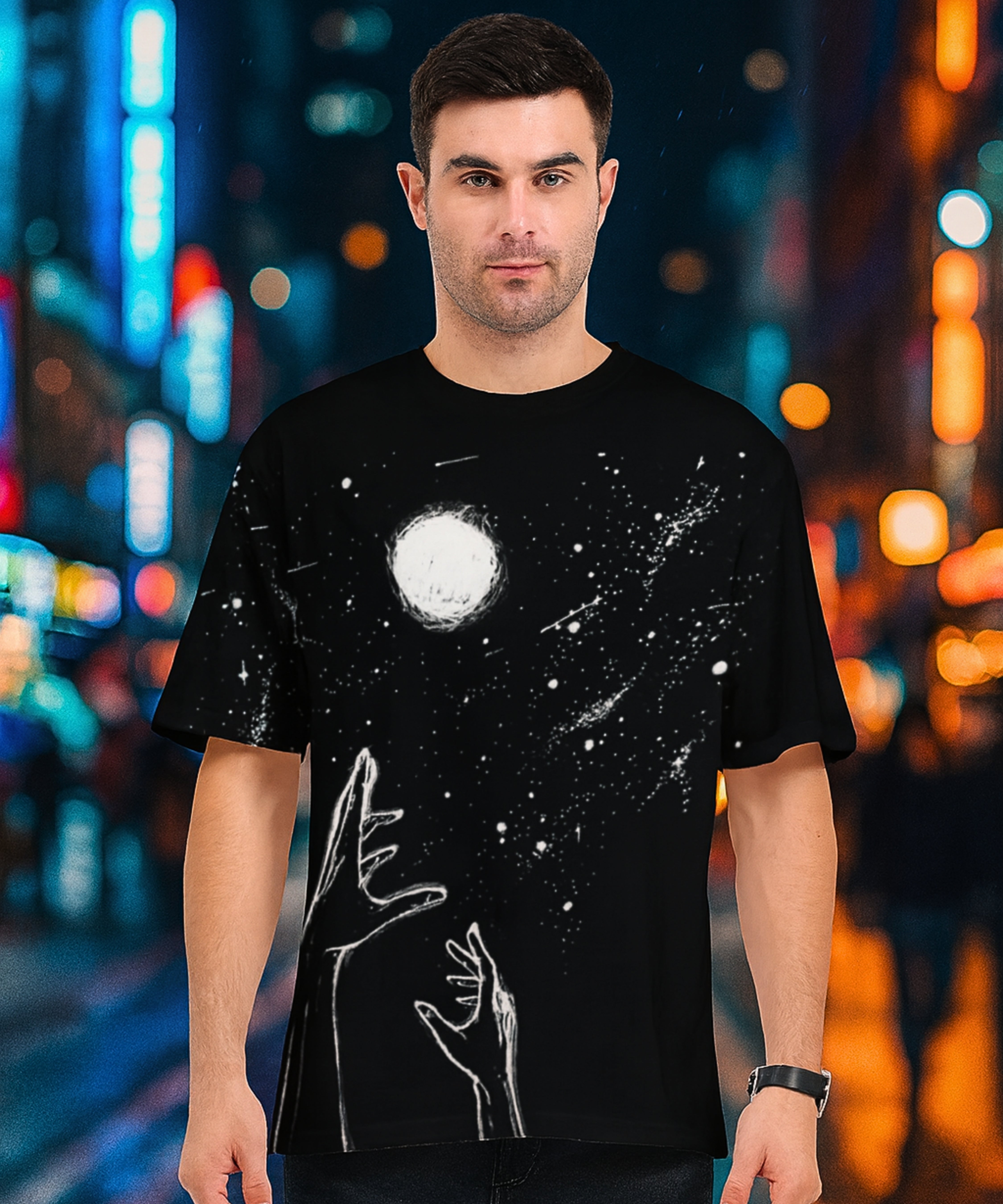 Unisex AOP Oversized Tee – KRIVARX
