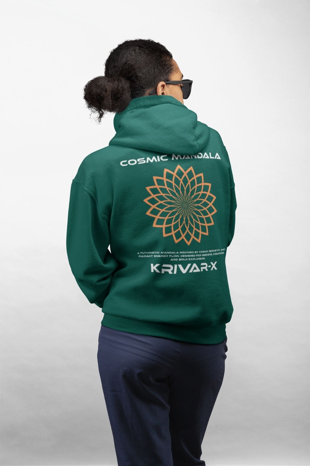 Cosmic Mandala Oversized Hoodie – KRIVARX