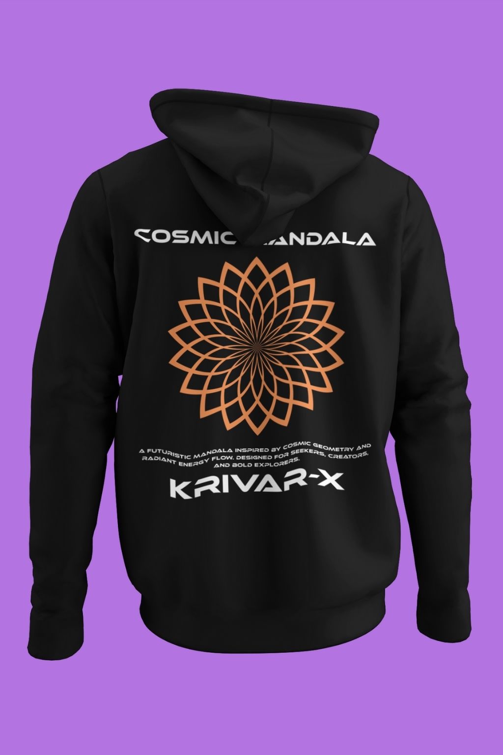 Graphic hoodies for men regular fit streetwear by KRIVARX