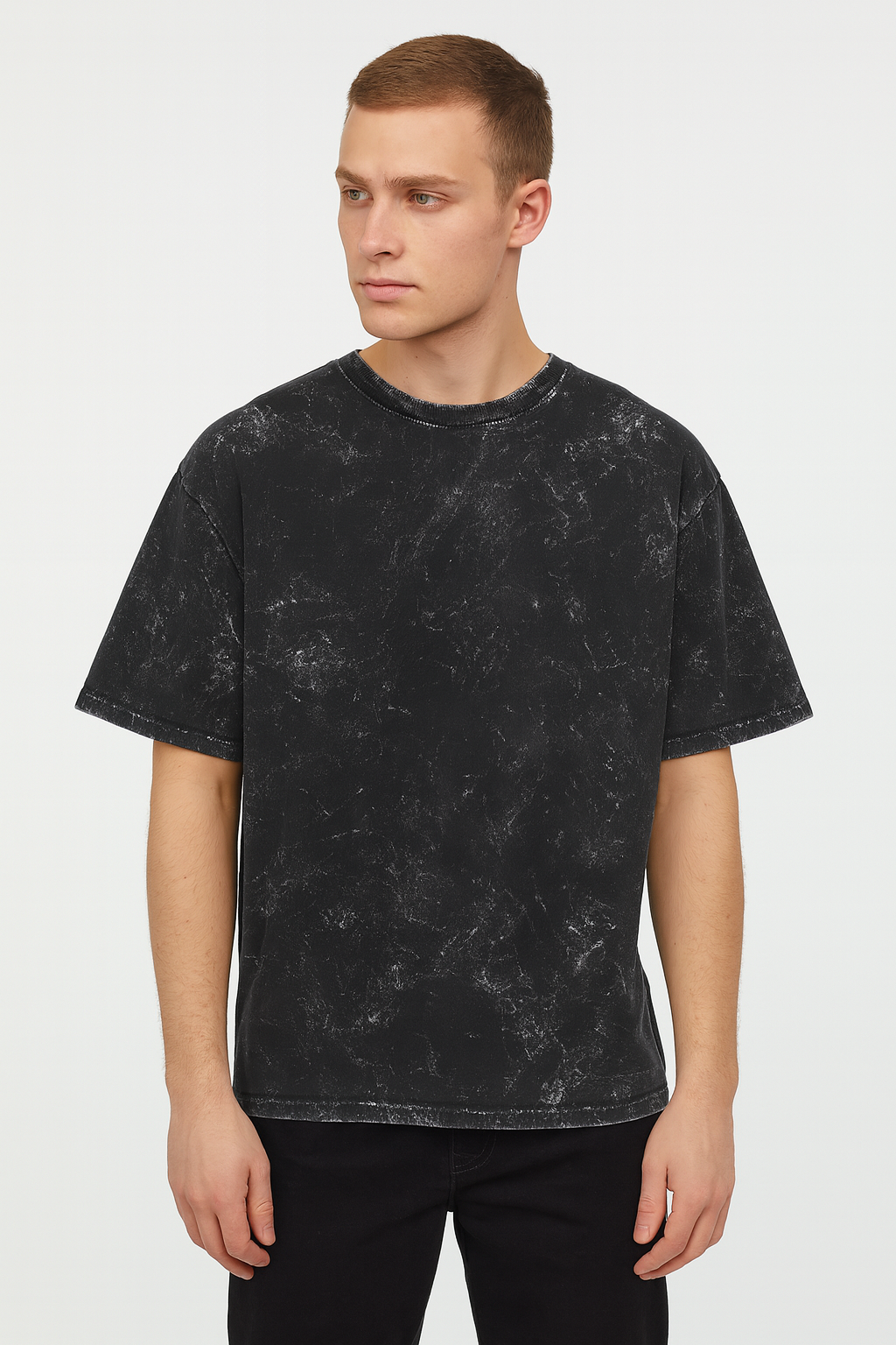 Unisex Acid Washed Oversized Tee