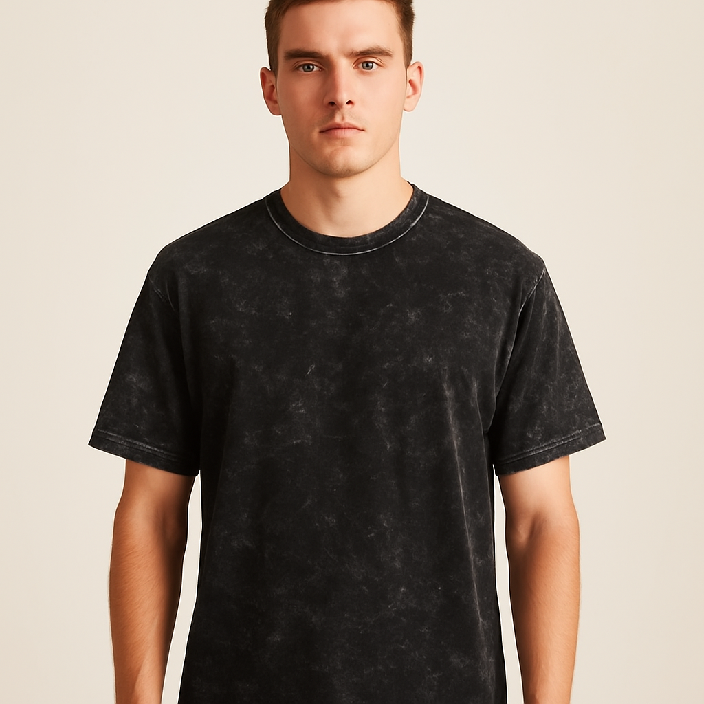 Unisex Acid Washed Oversized Tee