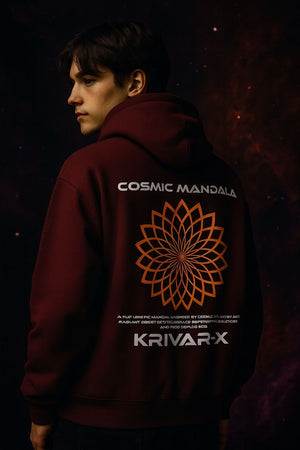 Cosmic Mandala Oversized Hoodie