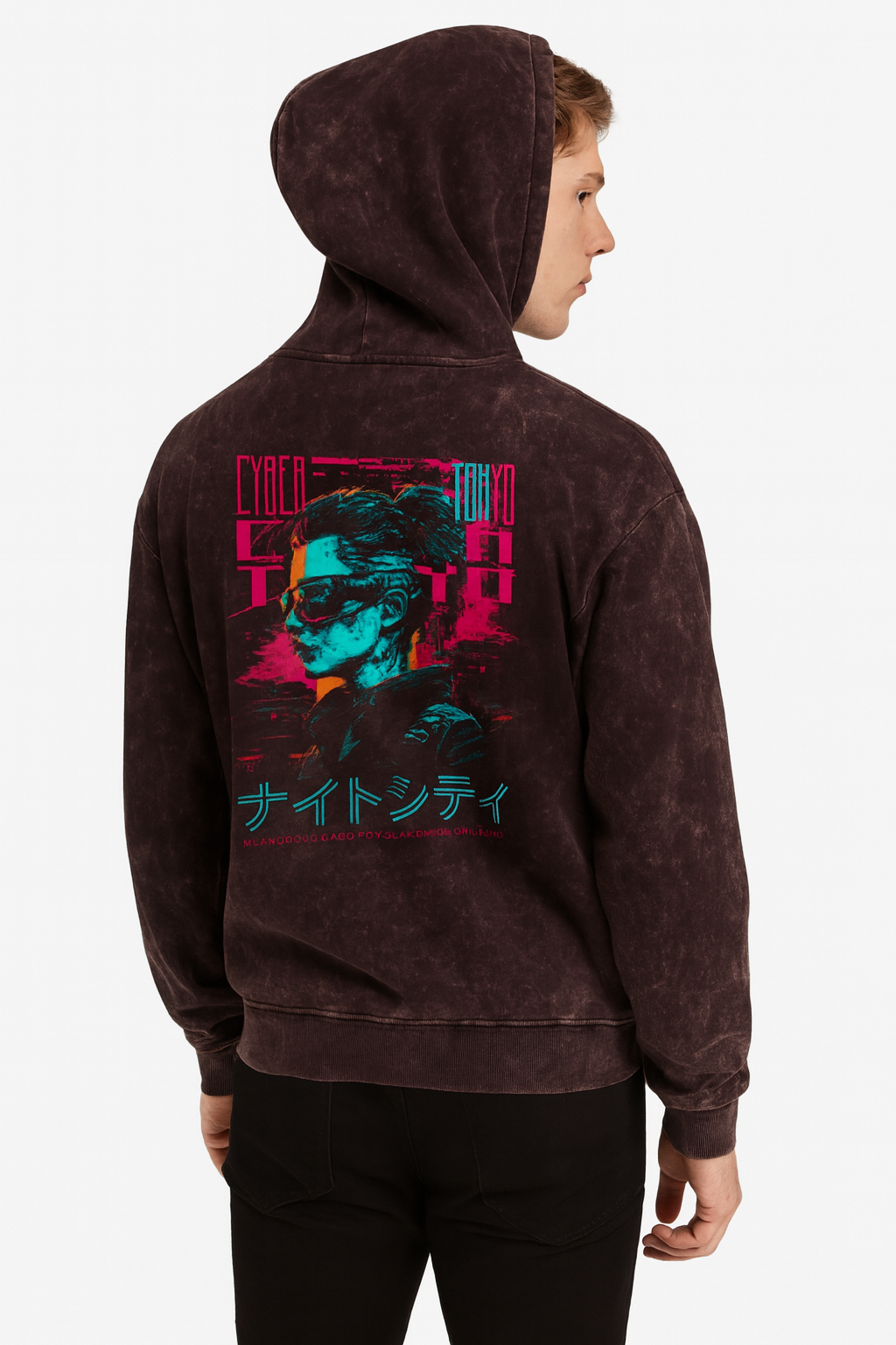 Unisex Acid Washed Hoodie